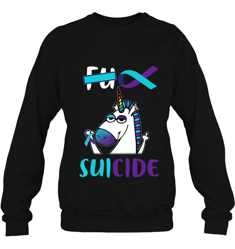 Fuck Suicide Prevention Awareness Unicorn Funny Gifts Mugs