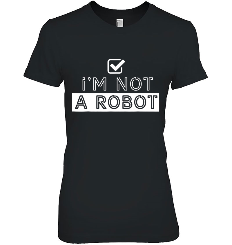 Funny It Nerd Captcha I'm Not A Robot Hoodie