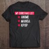 Funny Kpop Anime Manga Christmas Shirt Tee