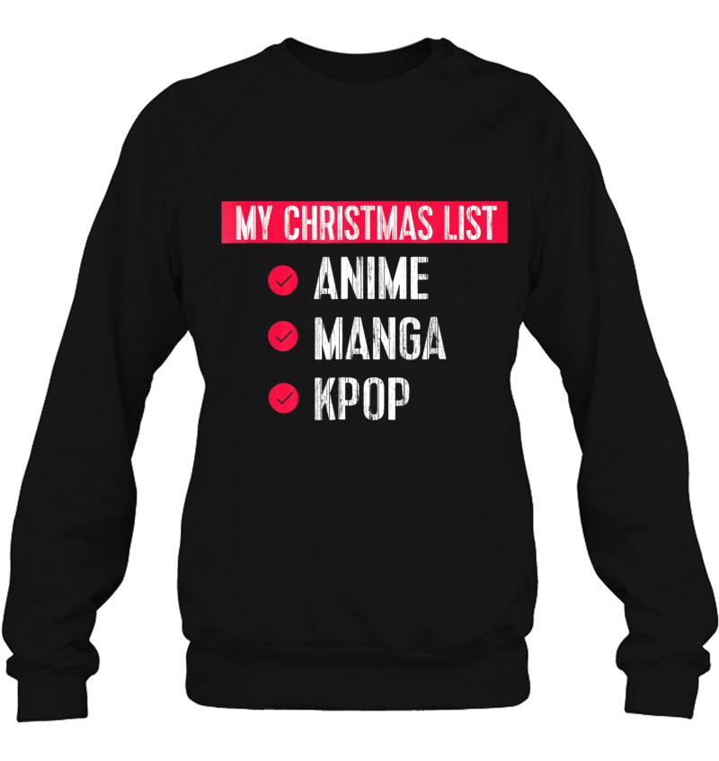 Funny Kpop Anime Manga Christmas Shirt Mugs