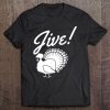 Funny Retro Vintage Turkey Jive Funny Gift For Thanksgiving Tee