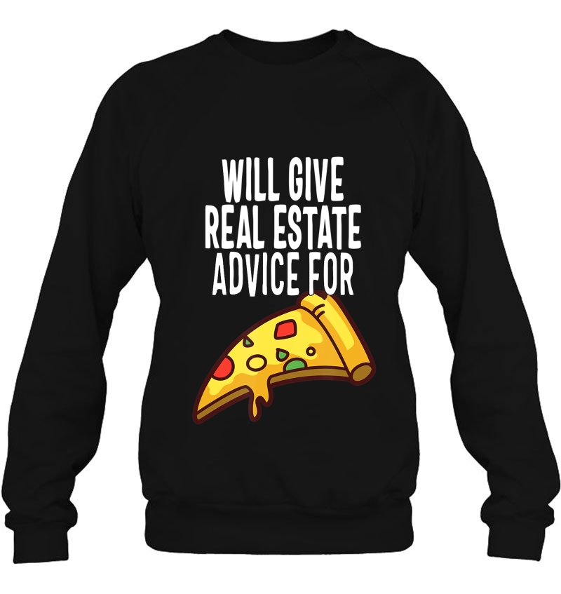 Funny Will Give Real Estate Advice For Pizza Realtor Design Mugs