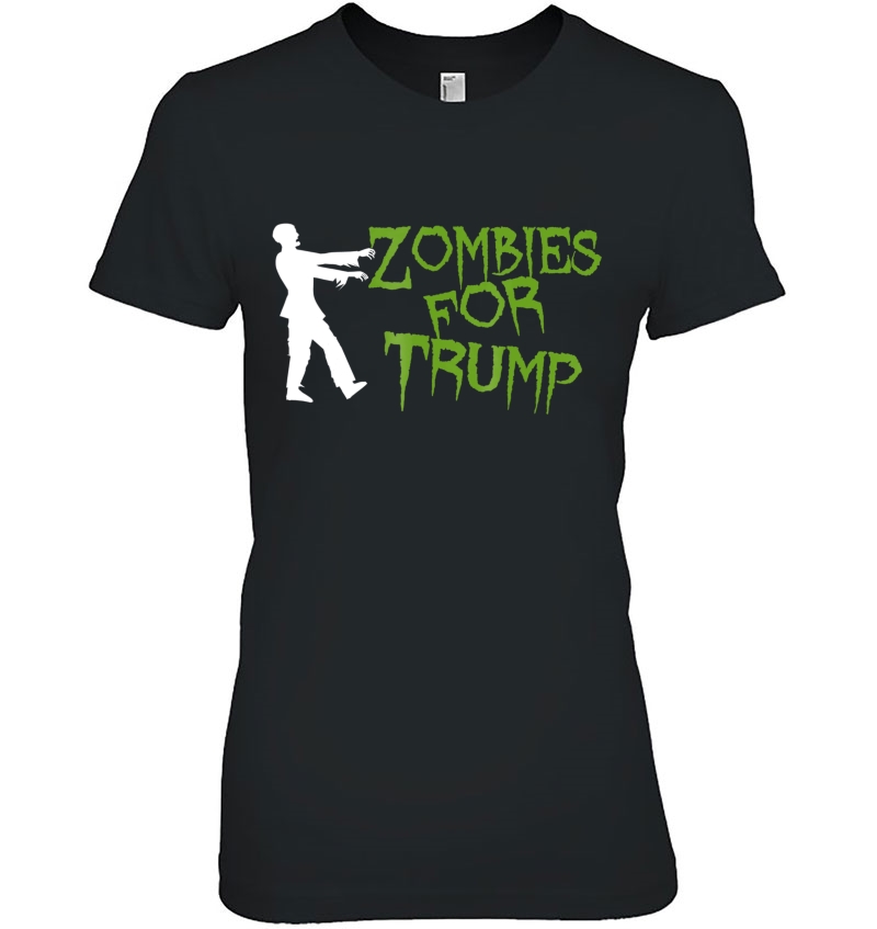 Funny Zombies For Trump Anti Trump Halloween Zombie Hoodie