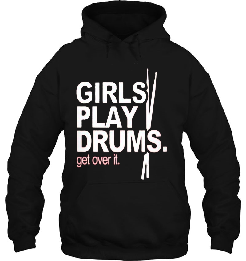 Girls Play Drums. Get Over It Mugs