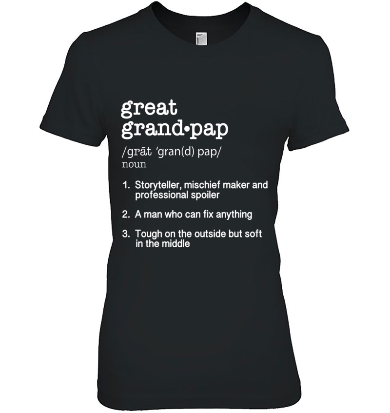 Great Grandpap Definition - Father's Day Gift Premium Hoodie