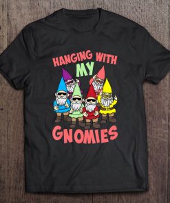 Hanging With My Gnomies Gnome Christmas Lovers Gift Tee