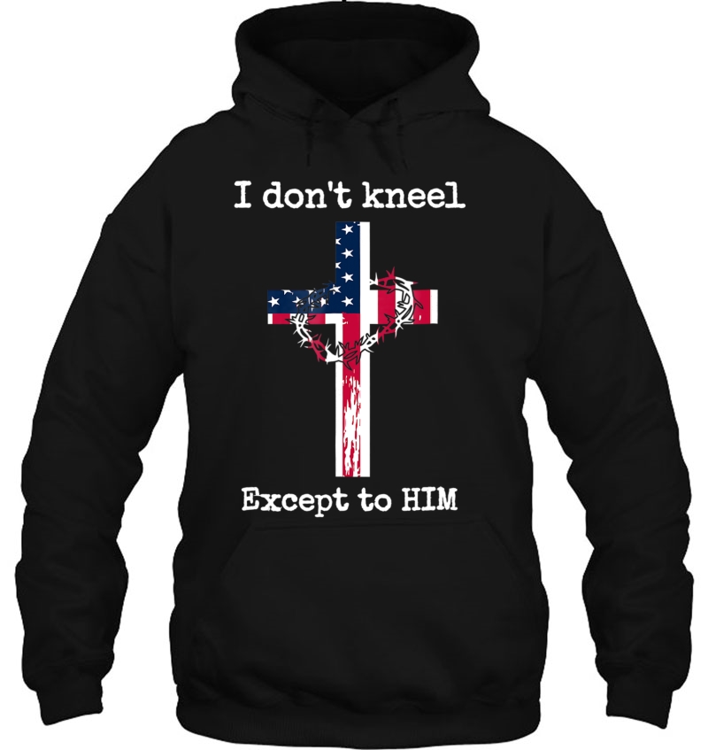 I Don't Kneel Except To Him Cross Mugs