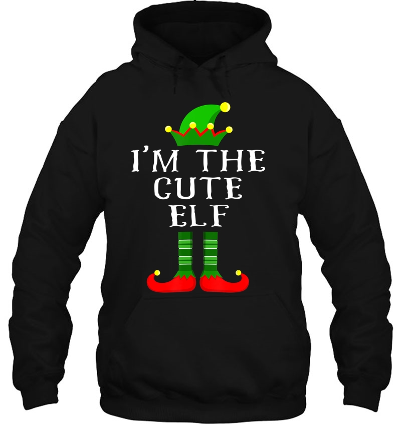 Im The Cute Elf Matching Family Christmas Tee Tee Mugs