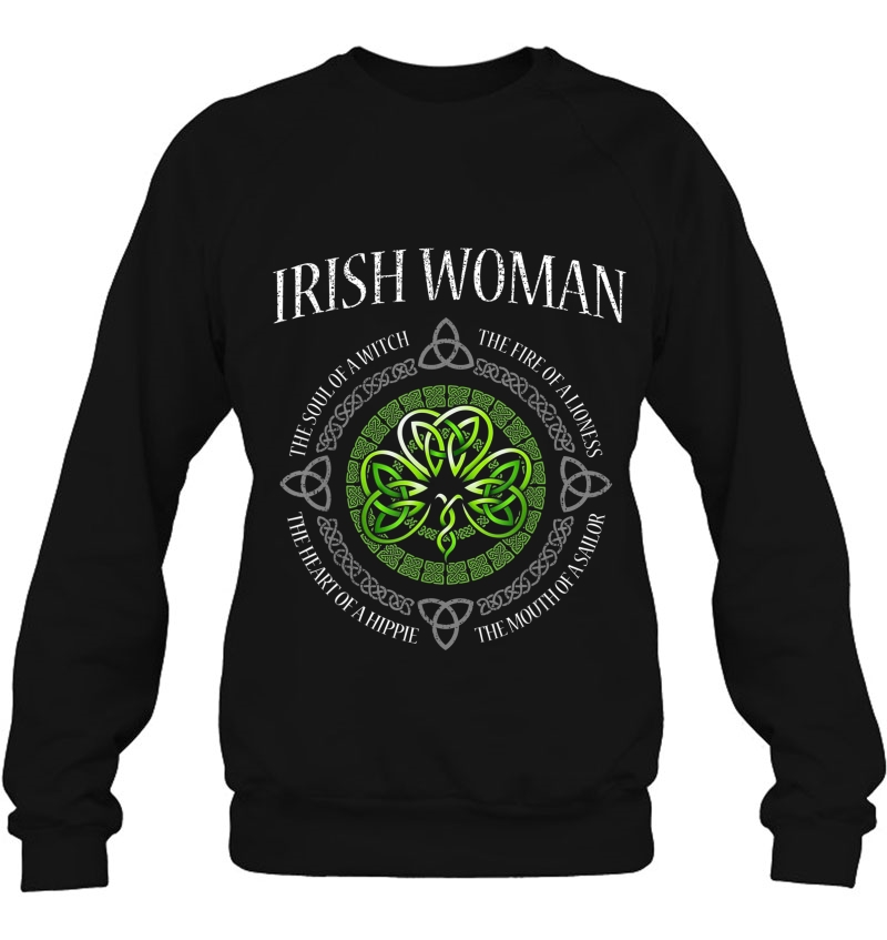 Irish Woman The Soul Of A Witch Shamrock St Patrick's Day Mugs