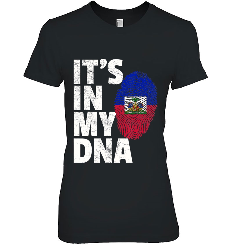 It's In My Dna Haiti Haitian Flag Mens Mom Womens Pride Gift Hoodie