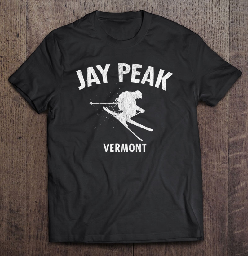 Jay Peak Skiing Tee Vermont Ski Shirt