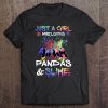 Just A Girl Who Loves Pandas And Slime Shirt Tee