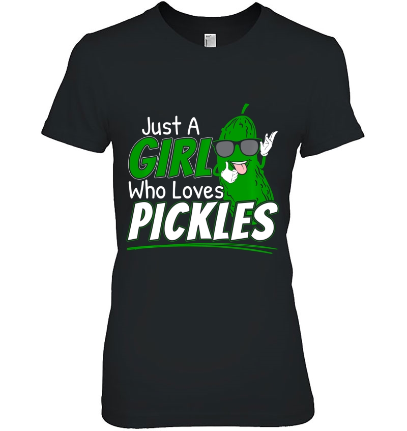 Just A Girl Who Loves Pickles Pullover Hoodie