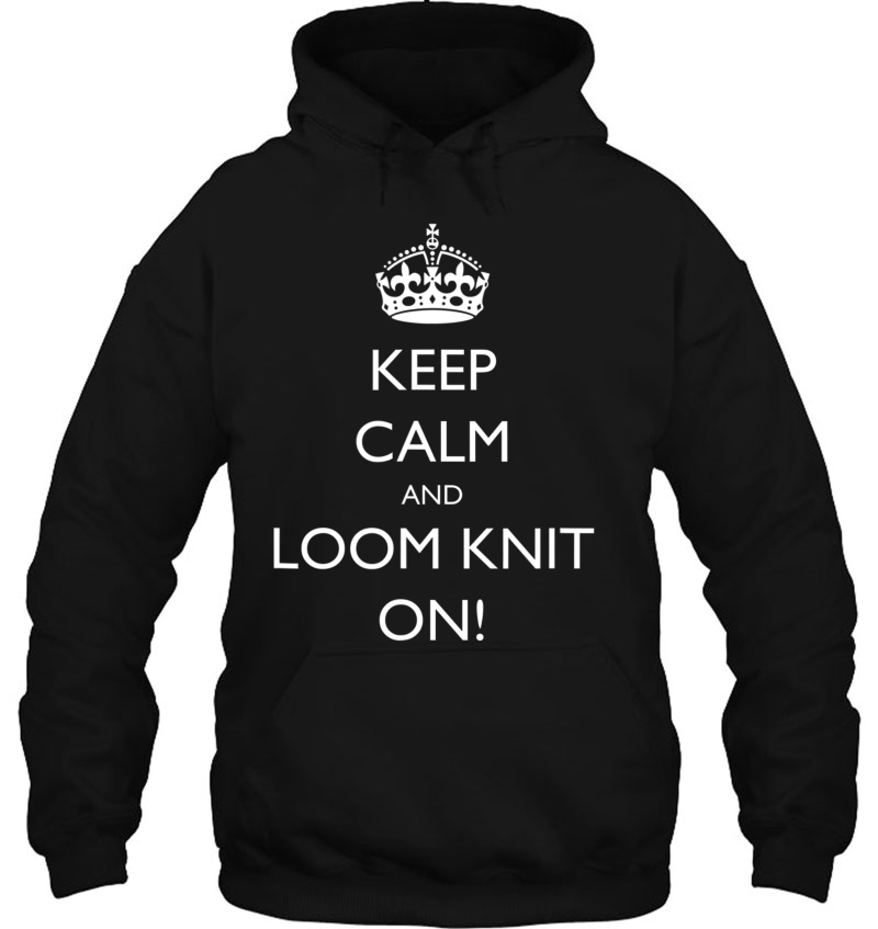 Keep Calm And Loom Knit On! Mugs