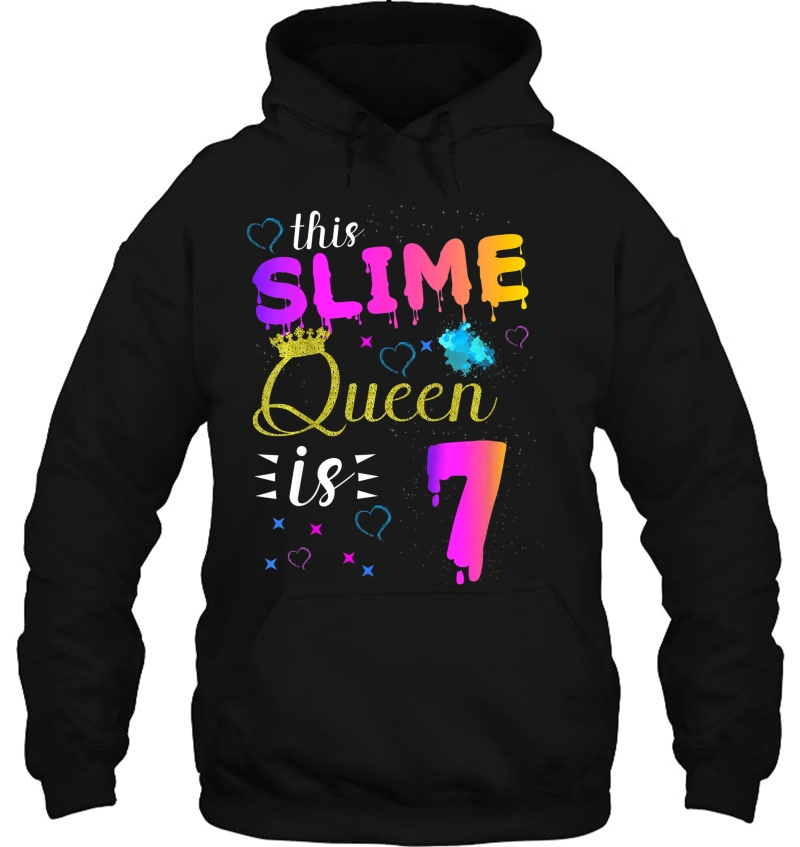 Kids Slime Queen Crown Birthday 7Th Gift For Girls 7 Years Old Mugs