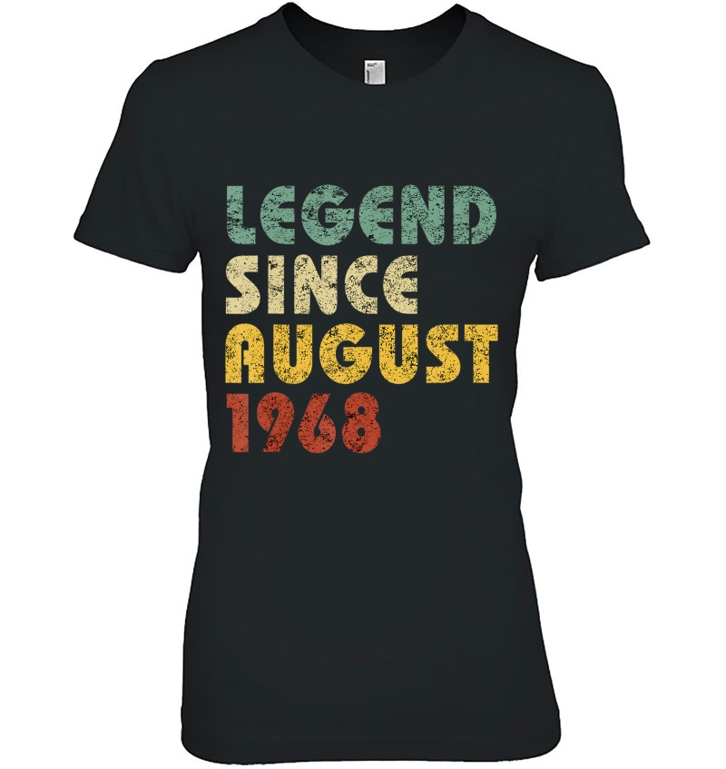 Legend Since August 1968 Vintage Birthday Hoodie