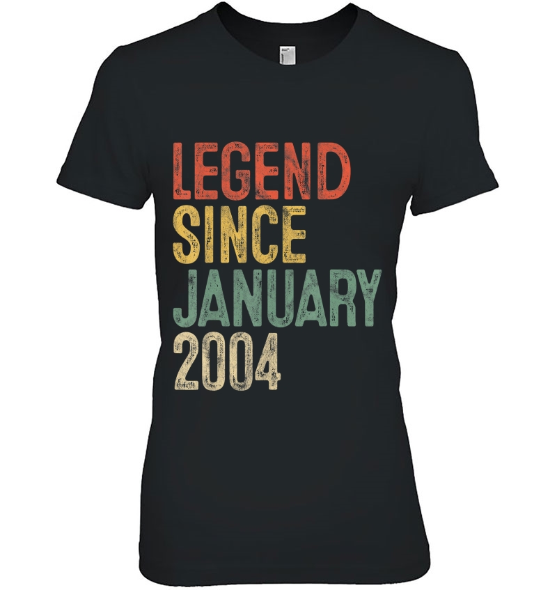 Legend Since January 2004 16Th Birthday Gift 16 Year Old Hoodie