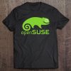 Linux Opensuse Lover Tagline & Logo Open Source Os Tee