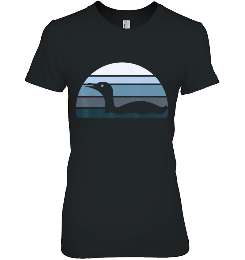 Loon Animal For Cormorant Fans Ladies Tee