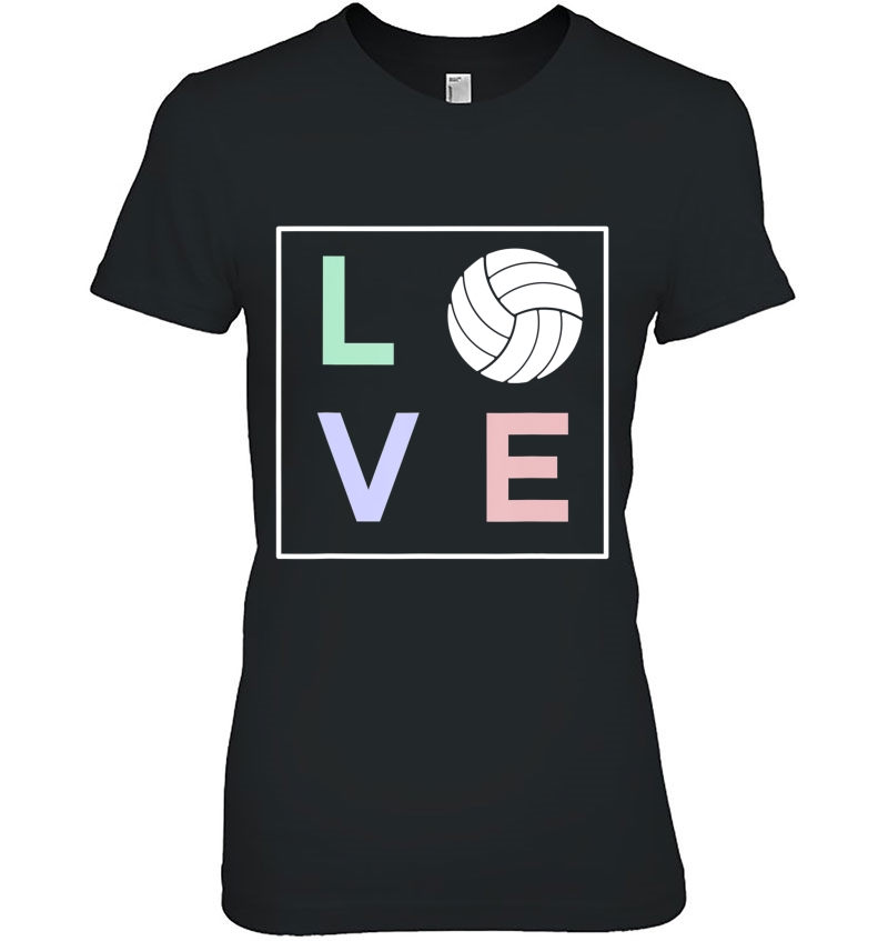 Love Volleyball Team Player Coach Gift Hoodie