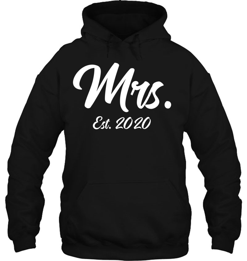 Matching Mr. & Mrs. Established 2020 Gifts Mrs. Est. 2020 Hoodie