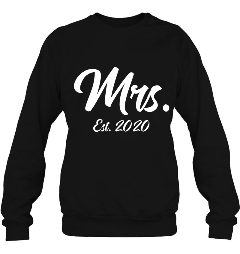 Matching Mr. & Mrs. Established 2020 Gifts Mrs. Est. 2020 Sweatshirt