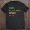 Mens 44Th Wedding Anniversary Gift Best Husband Since 1976 Tee