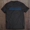 Mens Blue Layered Logo Tee