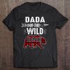 Mens Dada Of The Wild One Shirt Bear Lumberjack 1St Birthday Tee