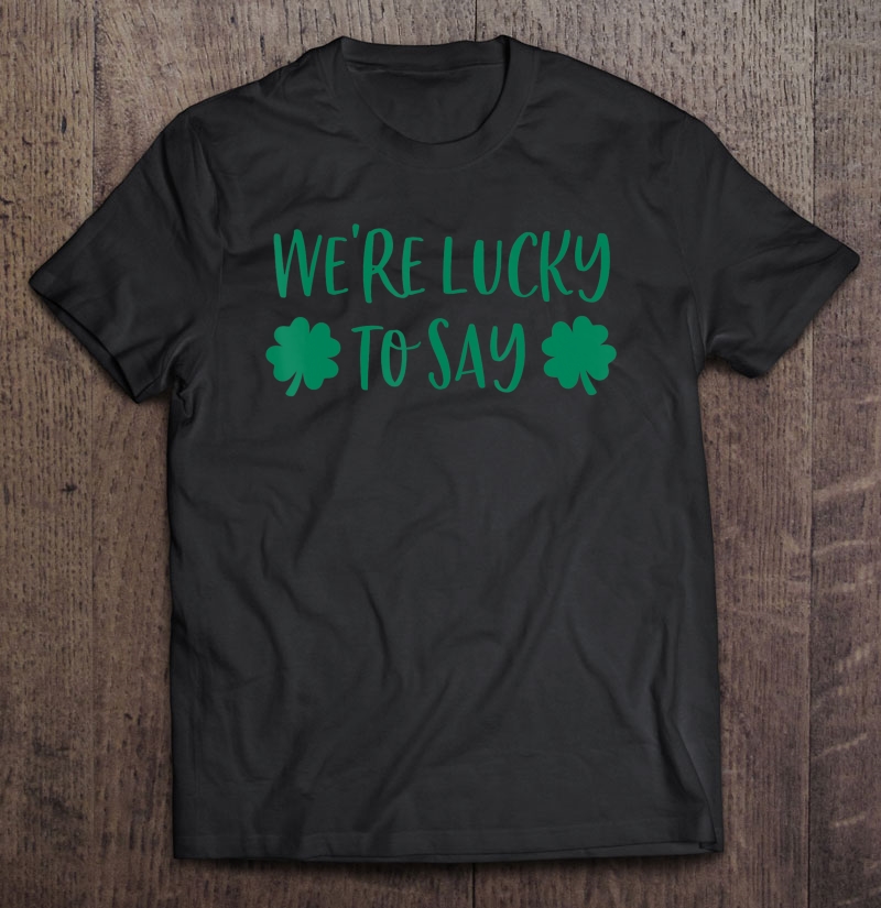 Mens St Patricks Day Pregnancy Announcemen For Men Lucky Shirt