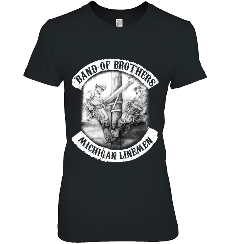 Michigan Electrical Lineman Ladies Tee