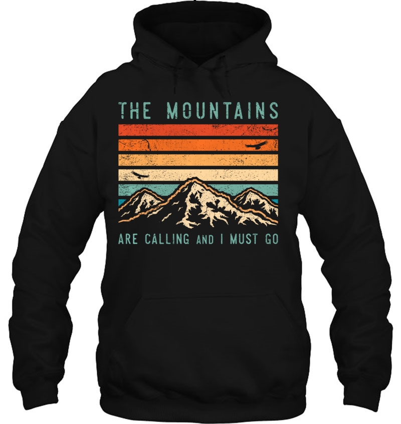 Mountains Are Calling & I Must Go Retro Vintage 80S Mountain Mugs