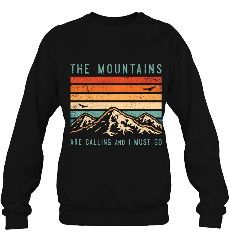 Mountains Are Calling & I Must Go Retro Vintage 80S Mountain Mugs