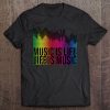 Music Is Life, Life Is Music Eq Equalizer Design Pullover Tee