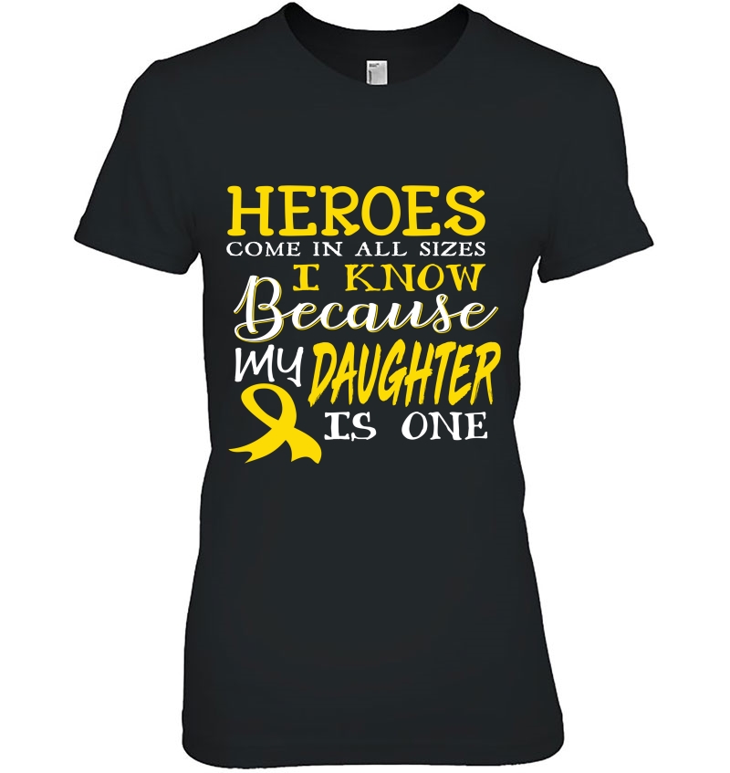 My Daughter Is A Hero Childhood Cancer Awareness Hoodie