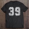 Number 39 Vintage Thirty Nine Tee Sports Design Tee