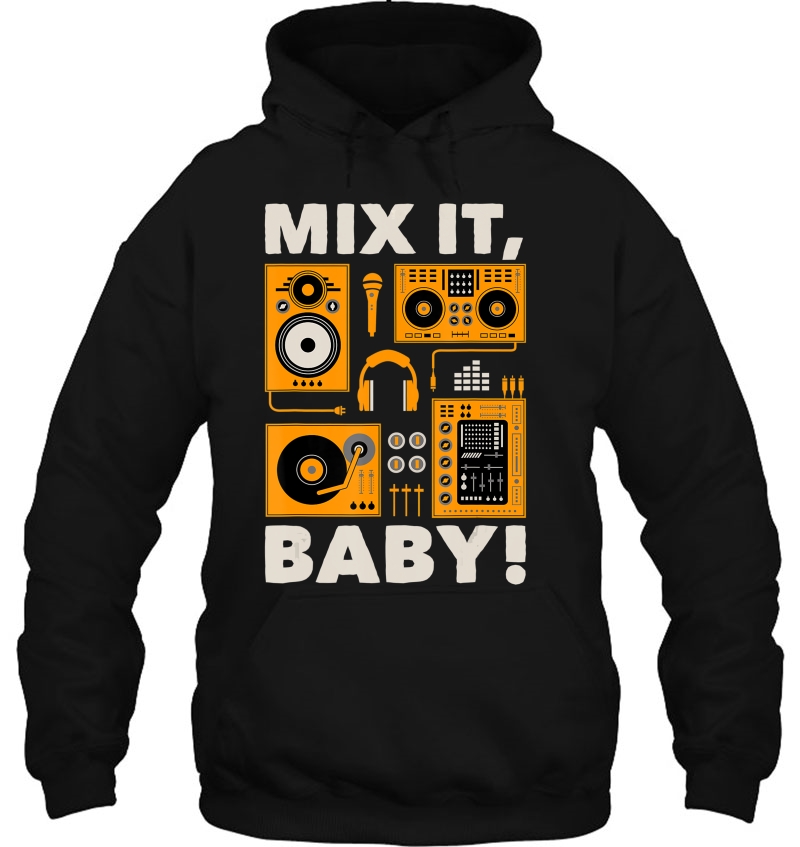 Old School Dj Tshirt Edm Music Deejay Hoodie