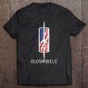 Oldsmobile Classic Car Show Vintage Rocket Logo Graphic Tee