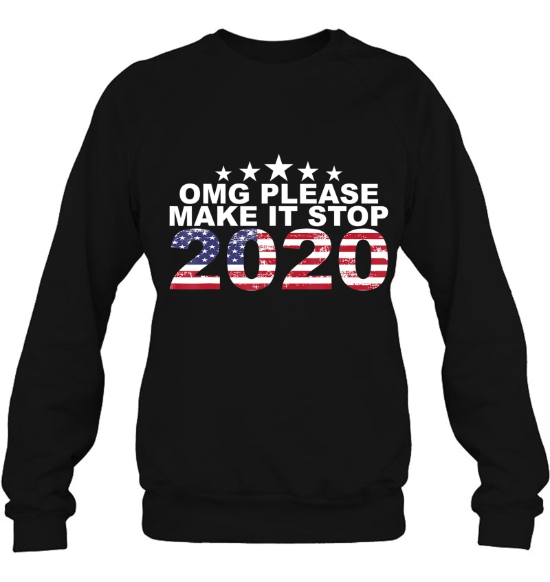 Omg Please Make It Stop 2020 American Flag Funny Gift Mugs