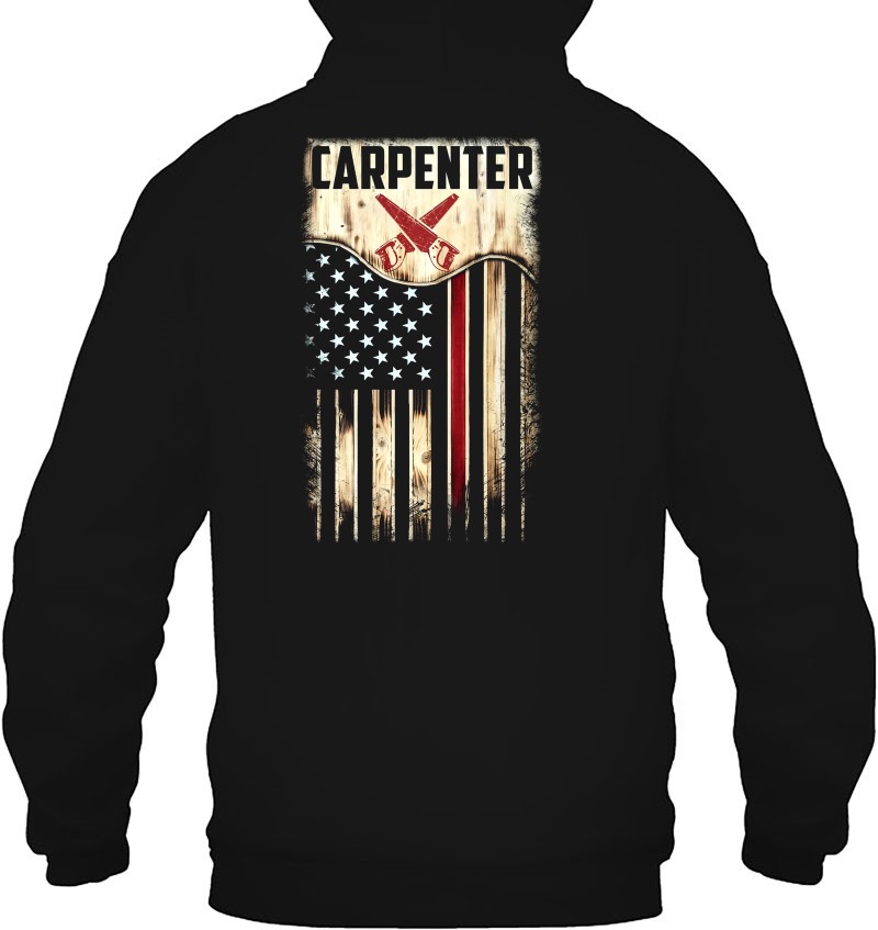 Carpenter American Flag Vintage Retro Mugs