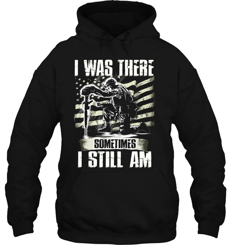 I Was There Sometimes I Still Am US Veteran American Flag Mugs