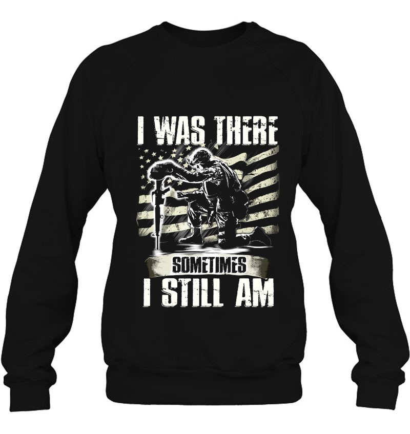 I Was There Sometimes I Still Am US Veteran American Flag Mugs