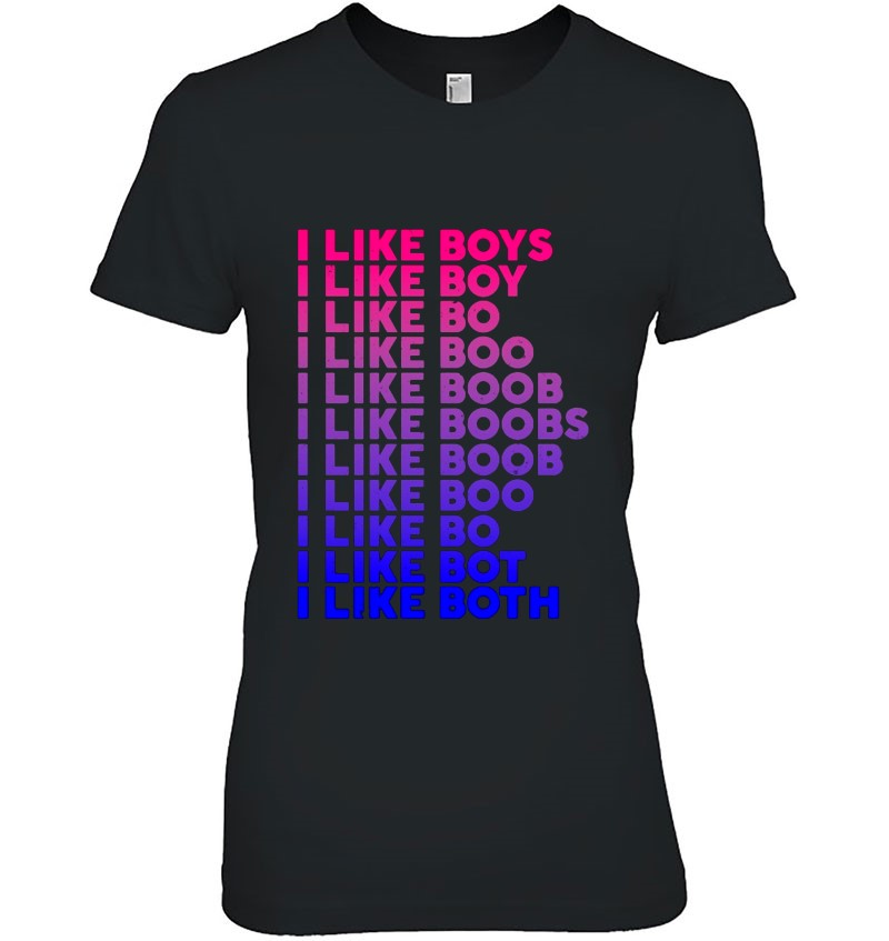 I Like Boys I Like Boy I Like Bo I Like Boo I Like Boob Hoodie