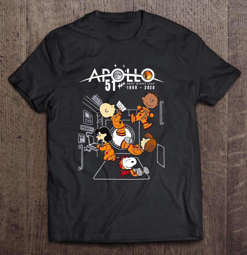 Apollo 51 Next Giant Leap 1969 - 2020 The Peanuts Movie Shirt