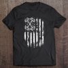 Bodybuilding Weightlifting Weight-Loss American Flag Tee