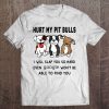 Hurt My Pit Bulls I Will Slap You So Hard Puppy Pitbull Tee