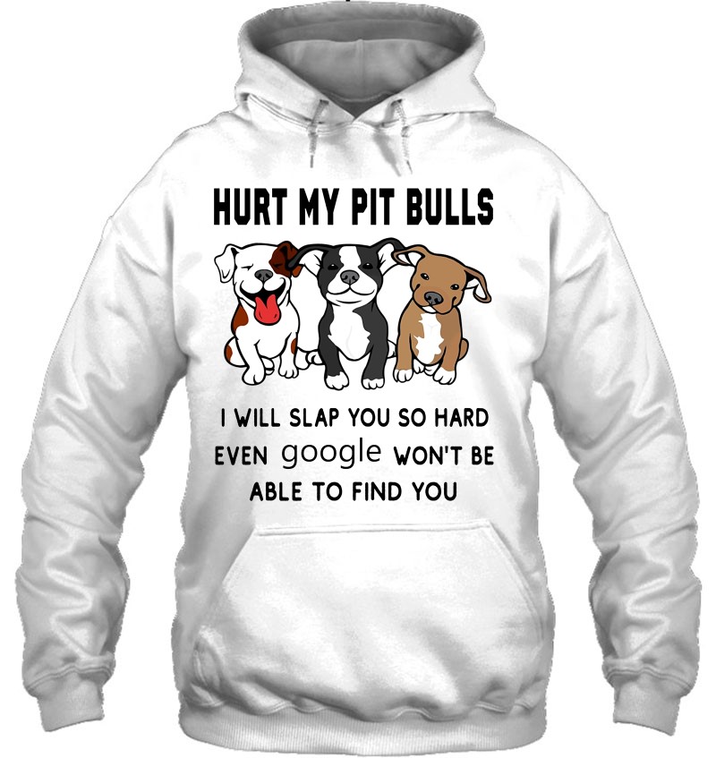 Hurt My Pit Bulls I Will Slap You So Hard Puppy Pitbull Mugs