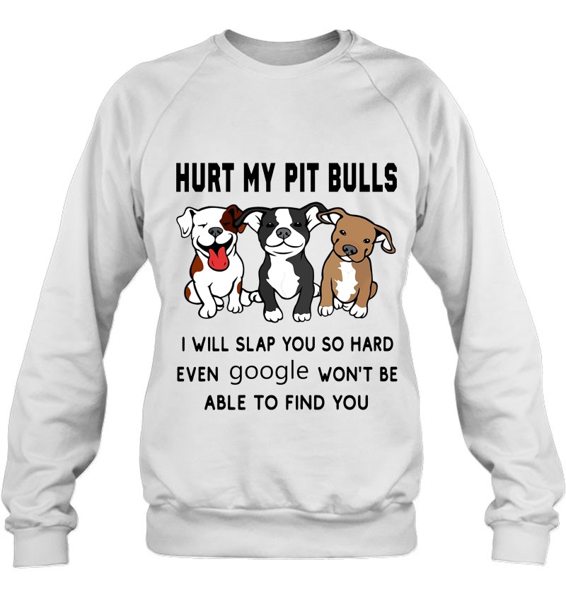 Hurt My Pit Bulls I Will Slap You So Hard Puppy Pitbull Mugs