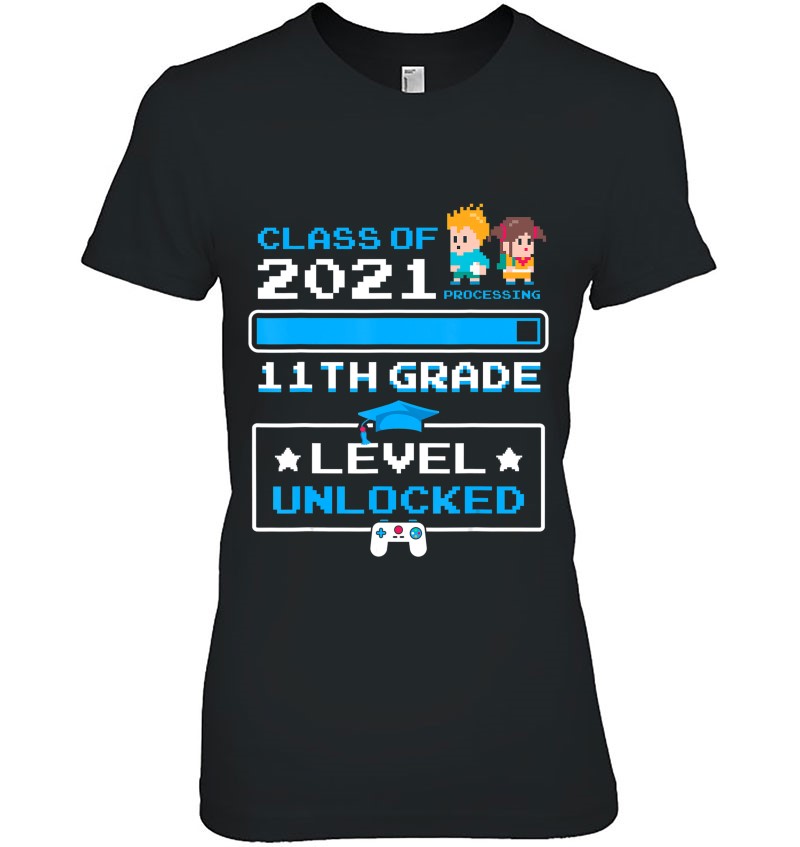 11Th Grade First Day Of School Video Game Gift Class Of 2021 Hoodie