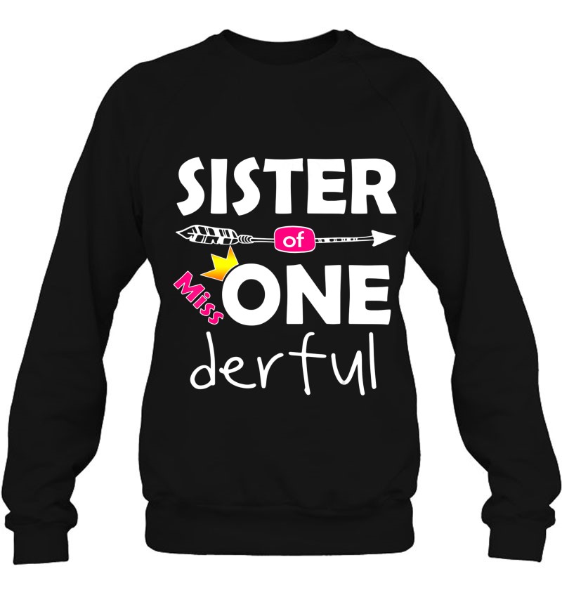 1St Birthday Girl Tee Sister Of Miss Onederful Outfit Mugs